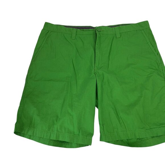 Columbia Mens Green Outdoor Casual Shorts Size 40 Inseam 9.5''Cotton/Poly Blend - Picture 11 of 12